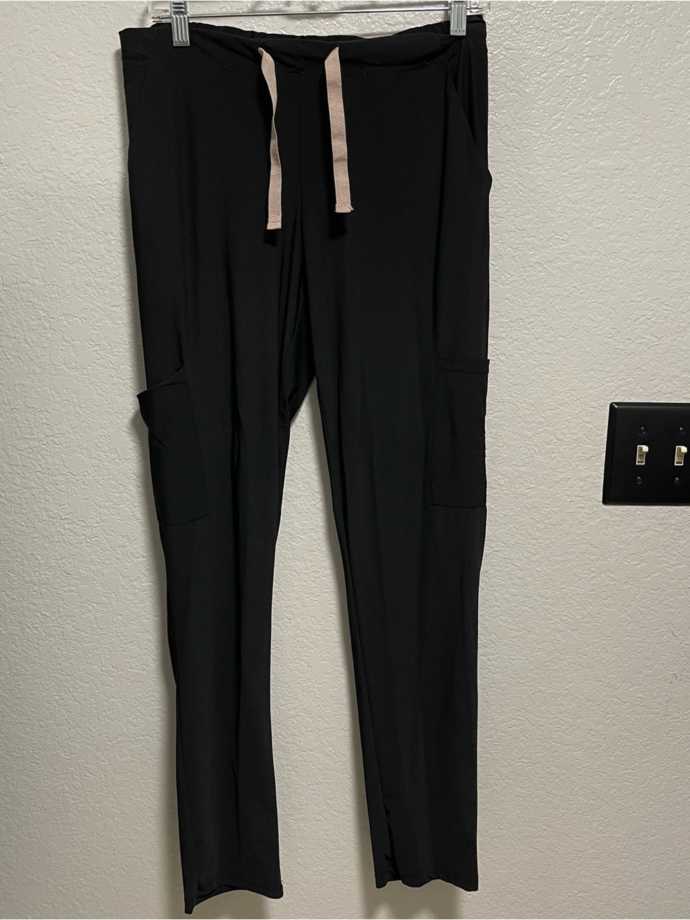 Heritage Scrubs Black Draw string Pants Size Small